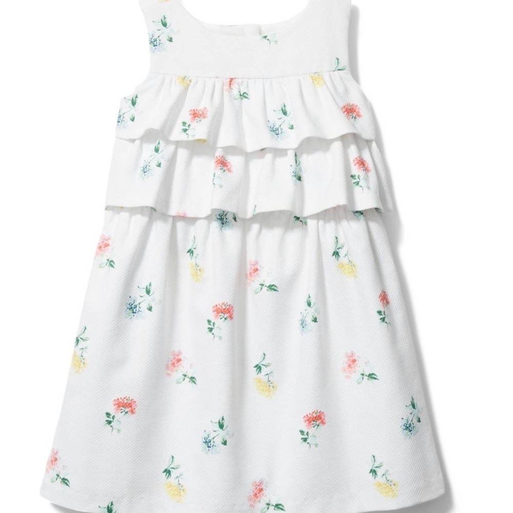Janie and jack ditzy floral tiered dress NWT
